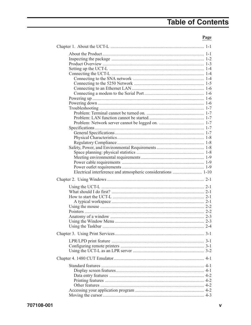 Visara UCT-L User Manual | Page 5 / 160