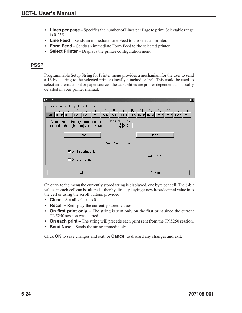 Pssp -24, Uct-l user’s manual | Visara UCT-L User Manual | Page 86 / 160