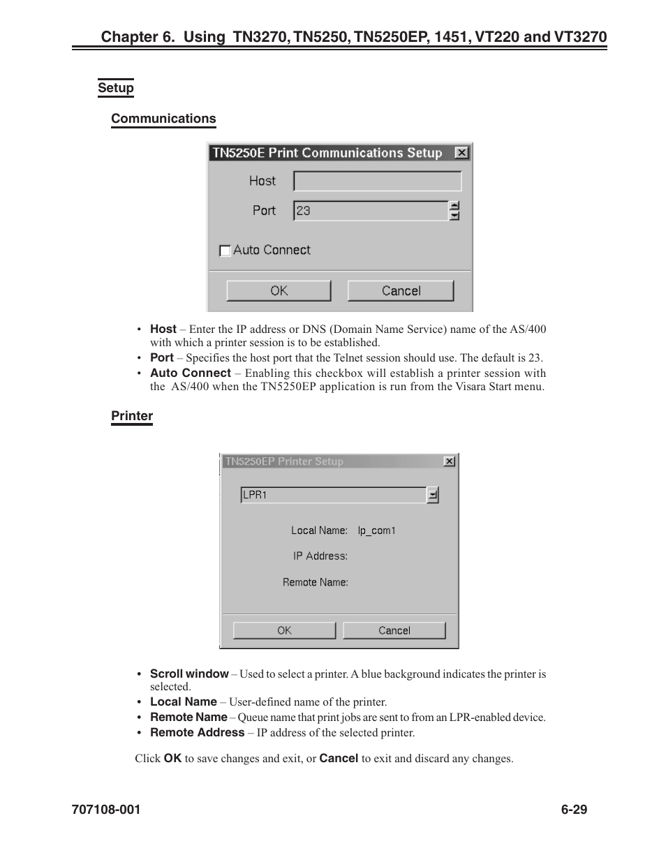 Setup -29 | Visara UCT-L User Manual | Page 91 / 160