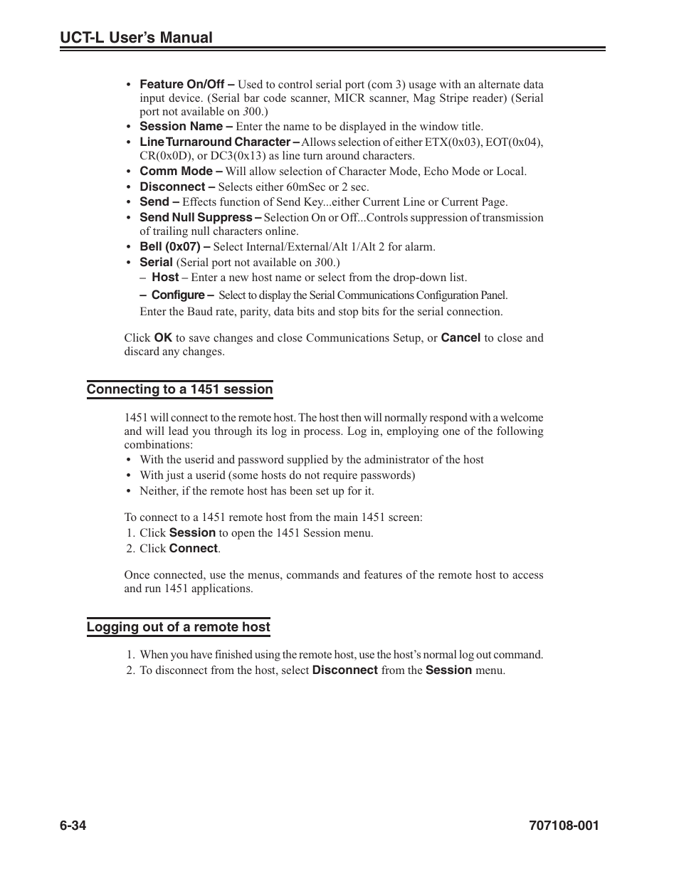 Uct-l user’s manual | Visara UCT-L User Manual | Page 96 / 160