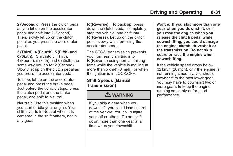 Cadillac 2010 Cadillac CTS/CTS-V User Manual | Page 271 / 464