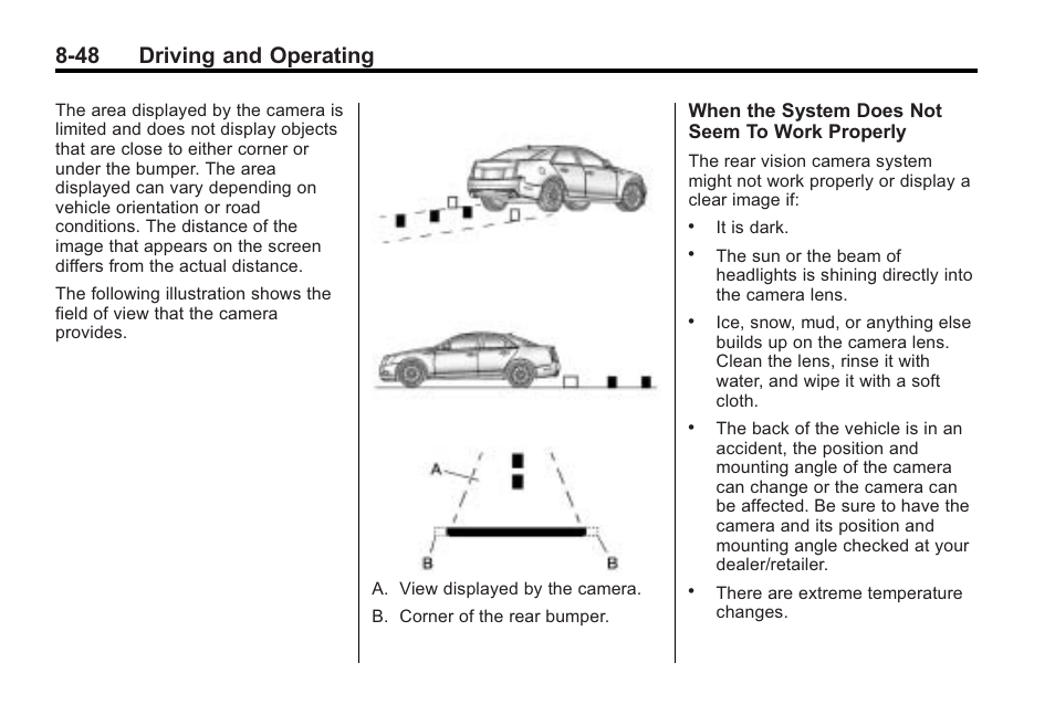 48 driving and operating | Cadillac 2010 Cadillac CTS/CTS-V User Manual | Page 288 / 464