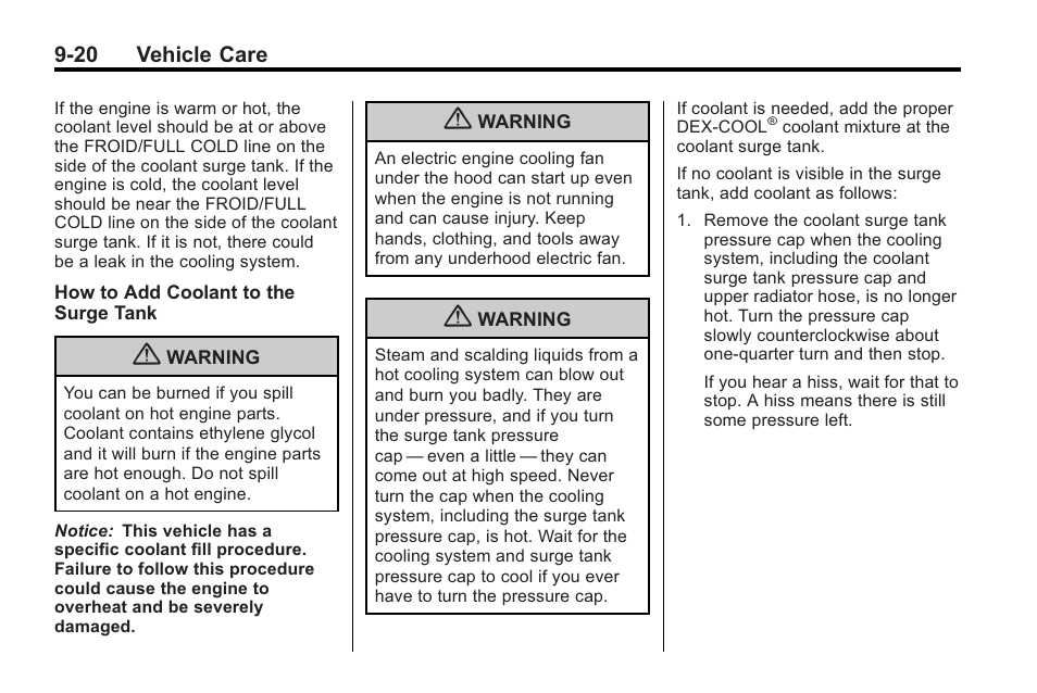 Cadillac 2010 Cadillac CTS/CTS-V User Manual | Page 320 / 464