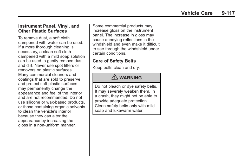 Cadillac 2010 Cadillac CTS/CTS-V User Manual | Page 417 / 464