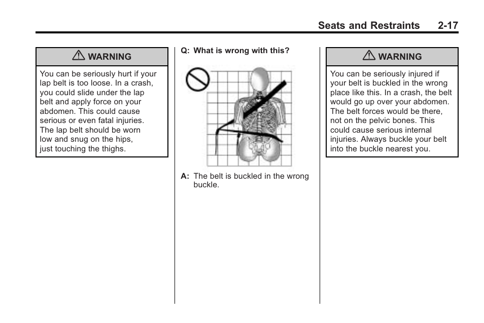 Cadillac 2010 Cadillac CTS/CTS-V User Manual | Page 55 / 464