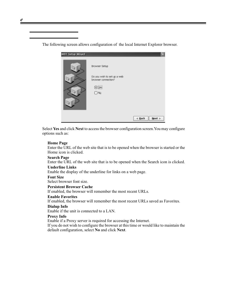 Configure web access, Configure web access -6 | Visara eTerm 300 User Manual | Page 20 / 64