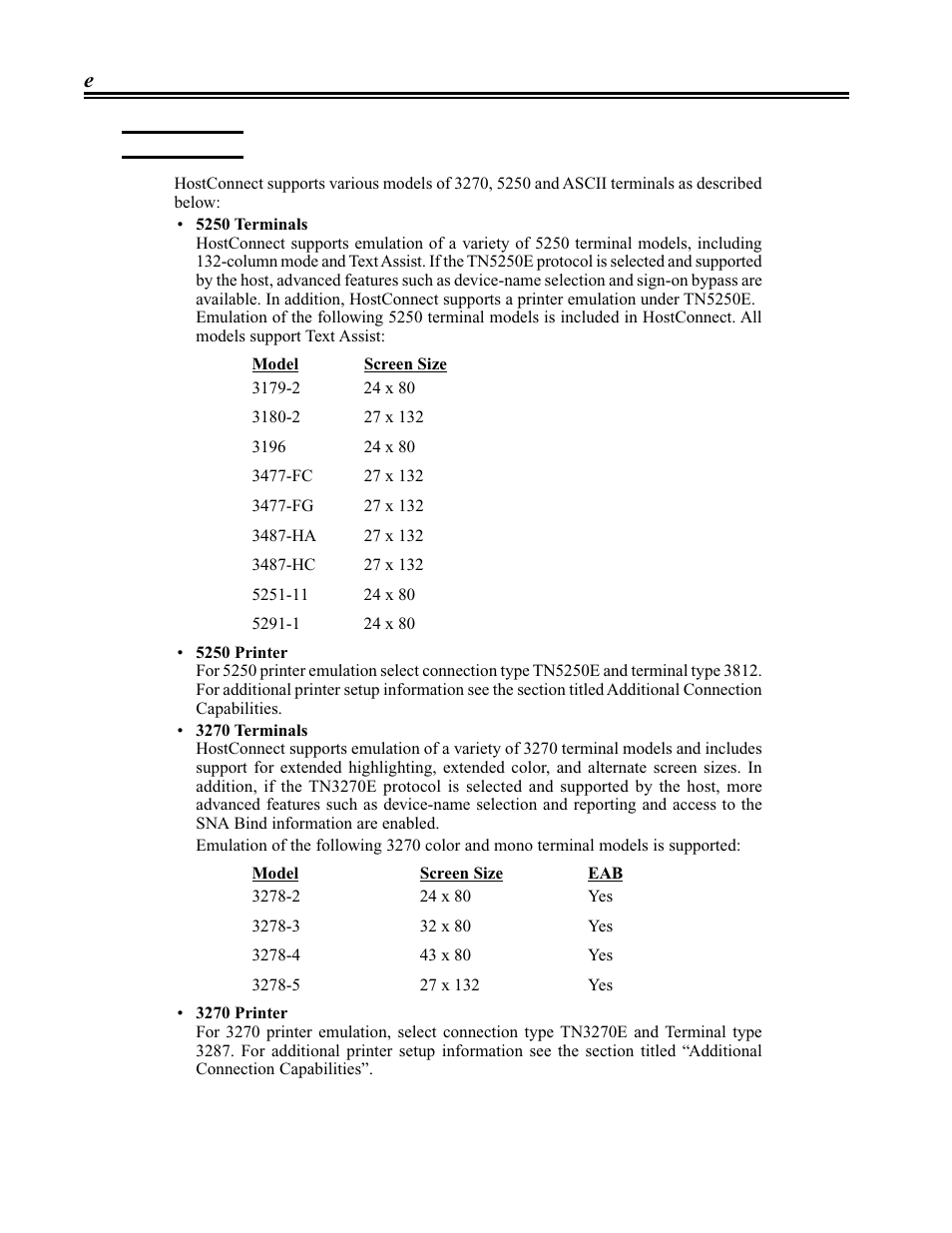 Terminal type, Terminal type -16 | Visara eTerm 300 User Manual | Page 40 / 64