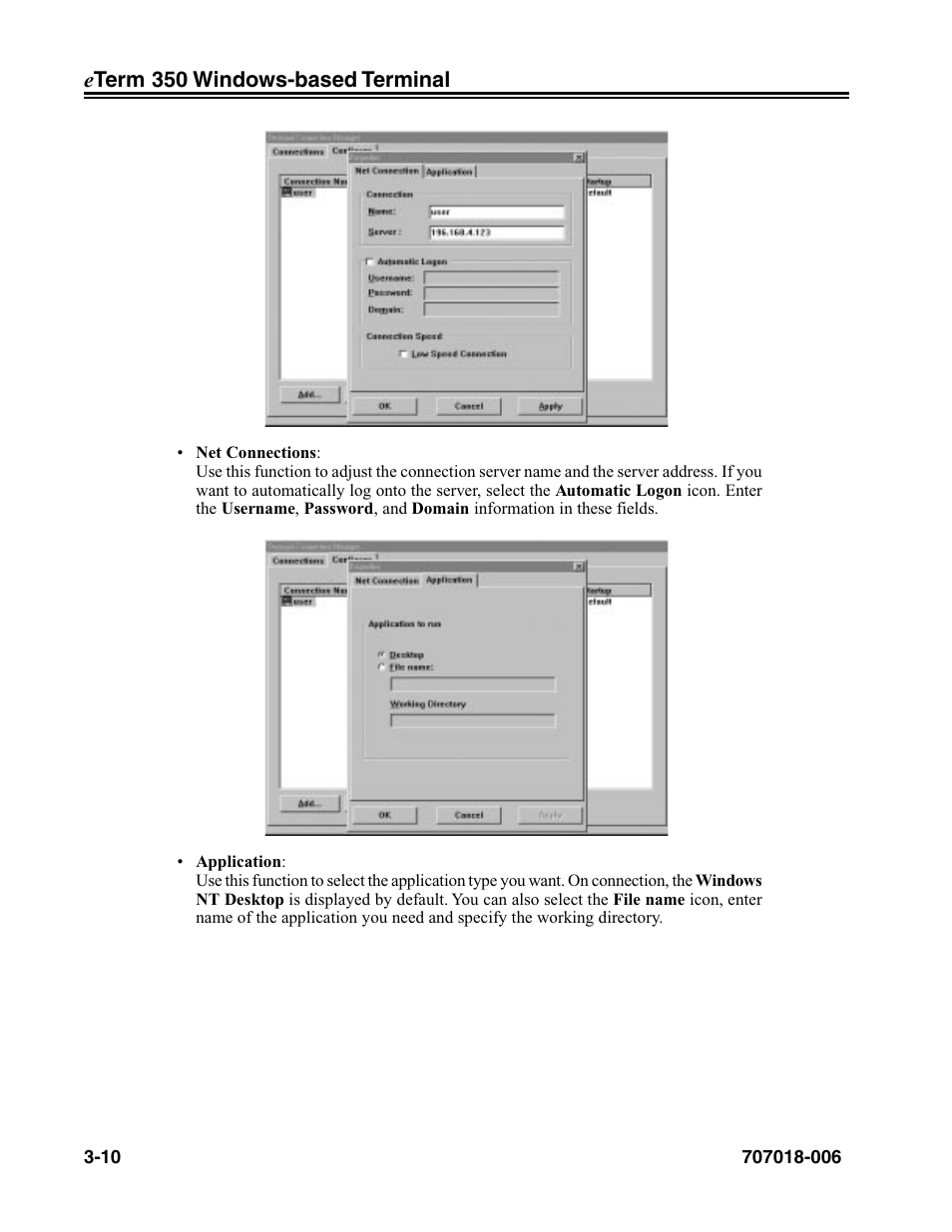 Visara eTerm 350 User Manual | Page 32 / 70