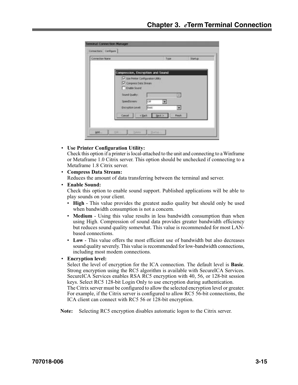 Visara eTerm 350 User Manual | Page 37 / 70