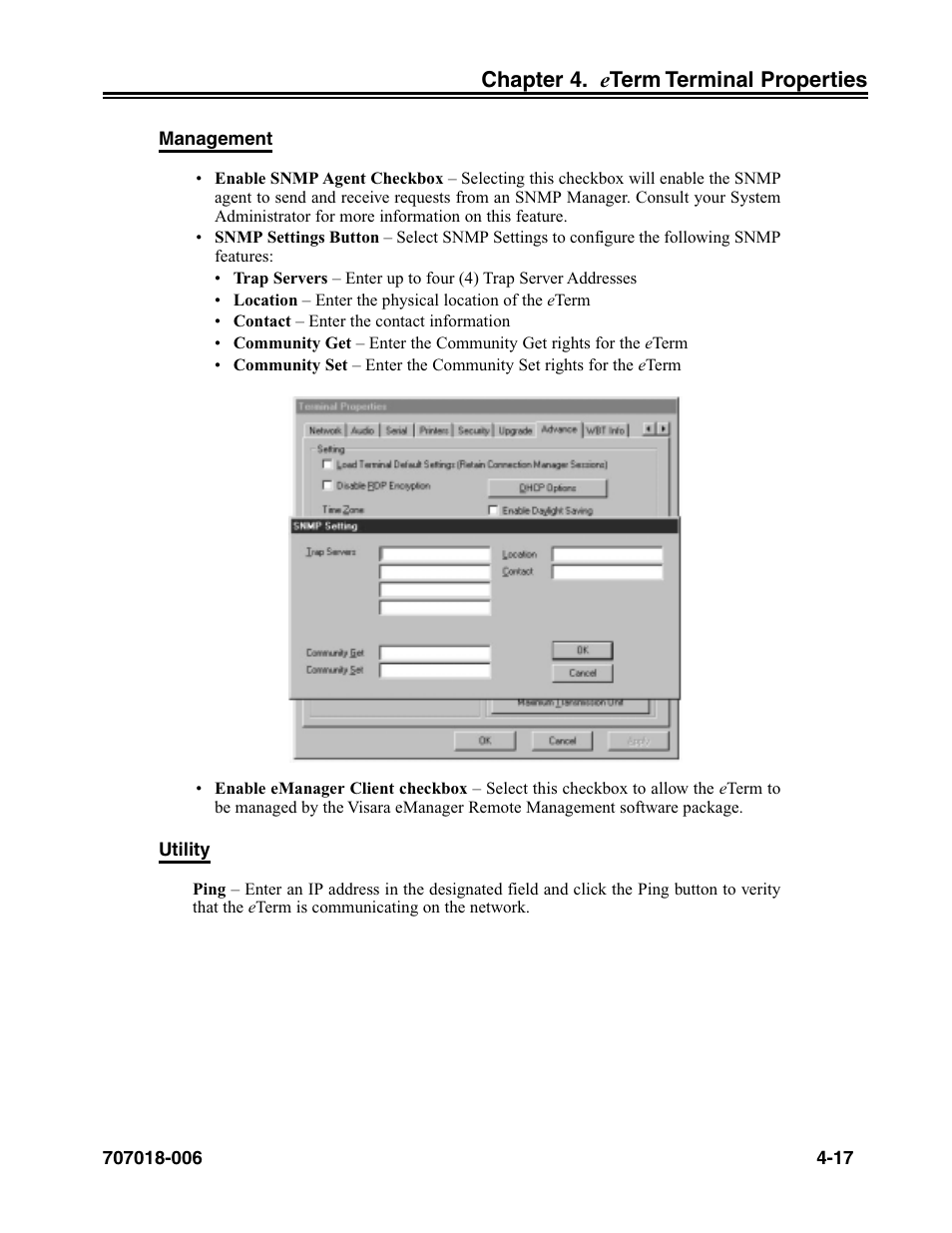 Visara eTerm 350 User Manual | Page 59 / 70