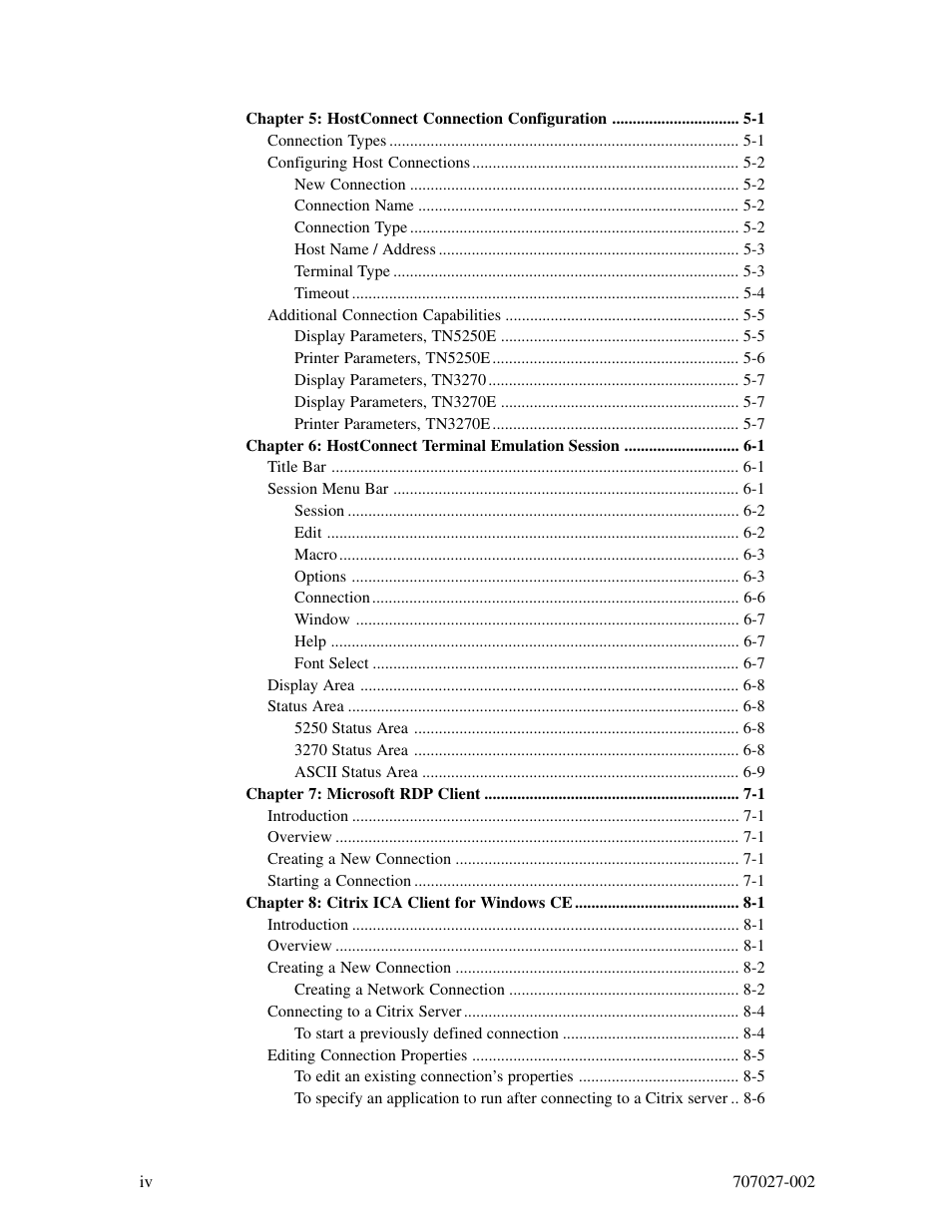 Visara 410 User Manual | Page 8 / 86