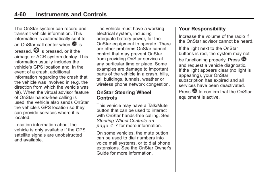 Cadillac 2010 CTS Sport Wagon User Manual | Page 170 / 464