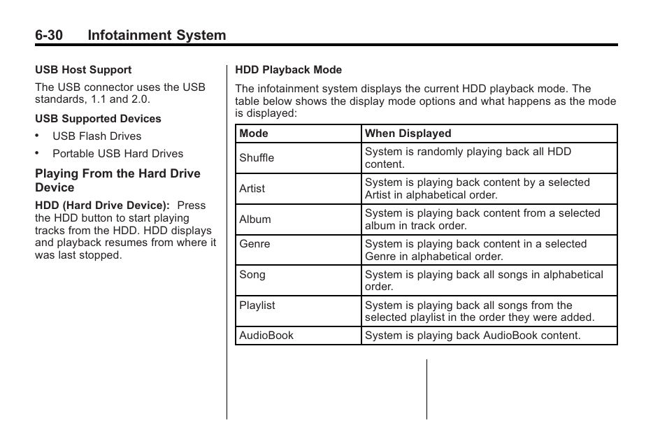 30 infotainment system | Cadillac 2010 CTS Sport Wagon User Manual | Page 214 / 464