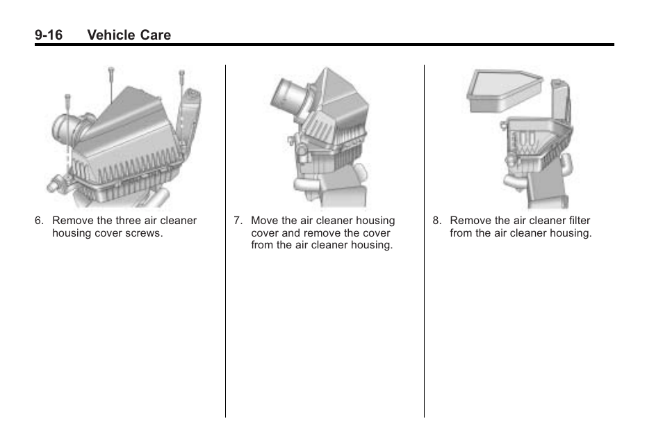 16 vehicle care | Cadillac 2010 CTS Sport Wagon User Manual | Page 316 / 464
