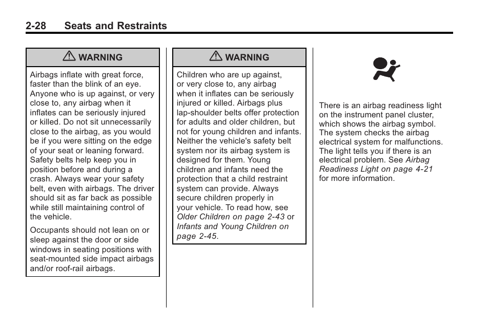 Cadillac 2010 CTS Sport Wagon User Manual | Page 66 / 464