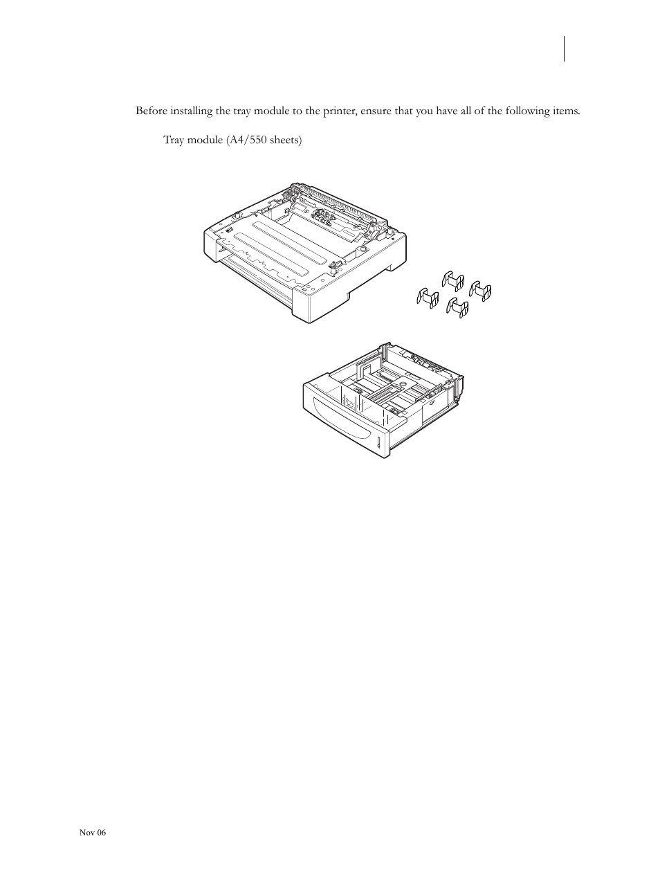 Checking the contents of the tray module package | Visara 5350 User Manual | Page 119 / 220
