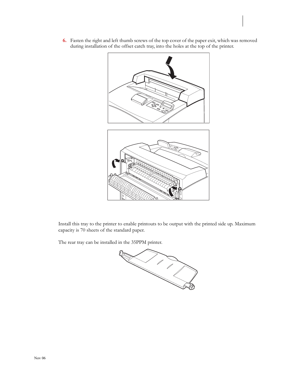 Rear tray, Rear tray 6-23 | Visara 5350 User Manual | Page 139 / 220