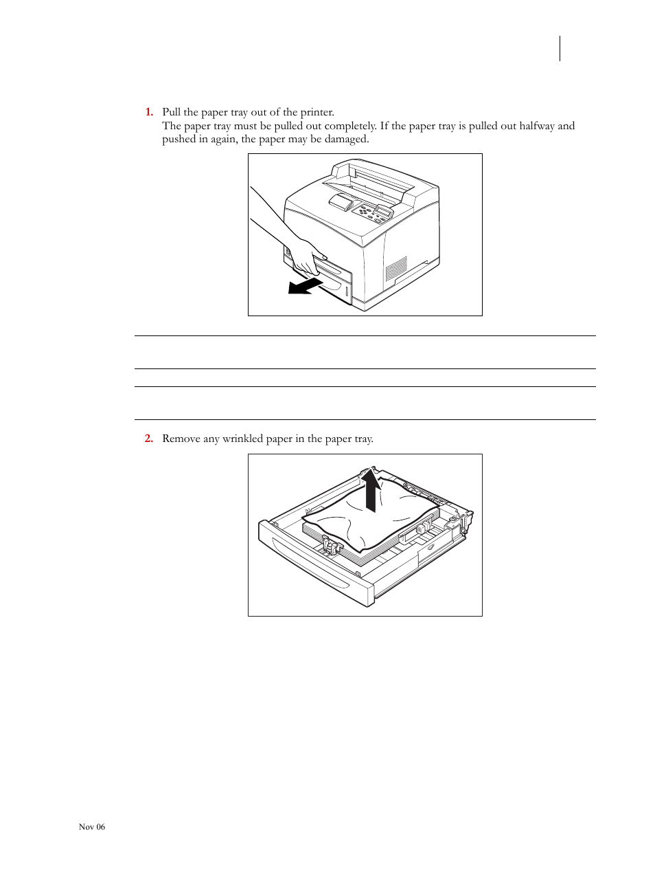 At the paper trays, At the paper trays 4-3 | Visara 5350 User Manual | Page 83 / 220