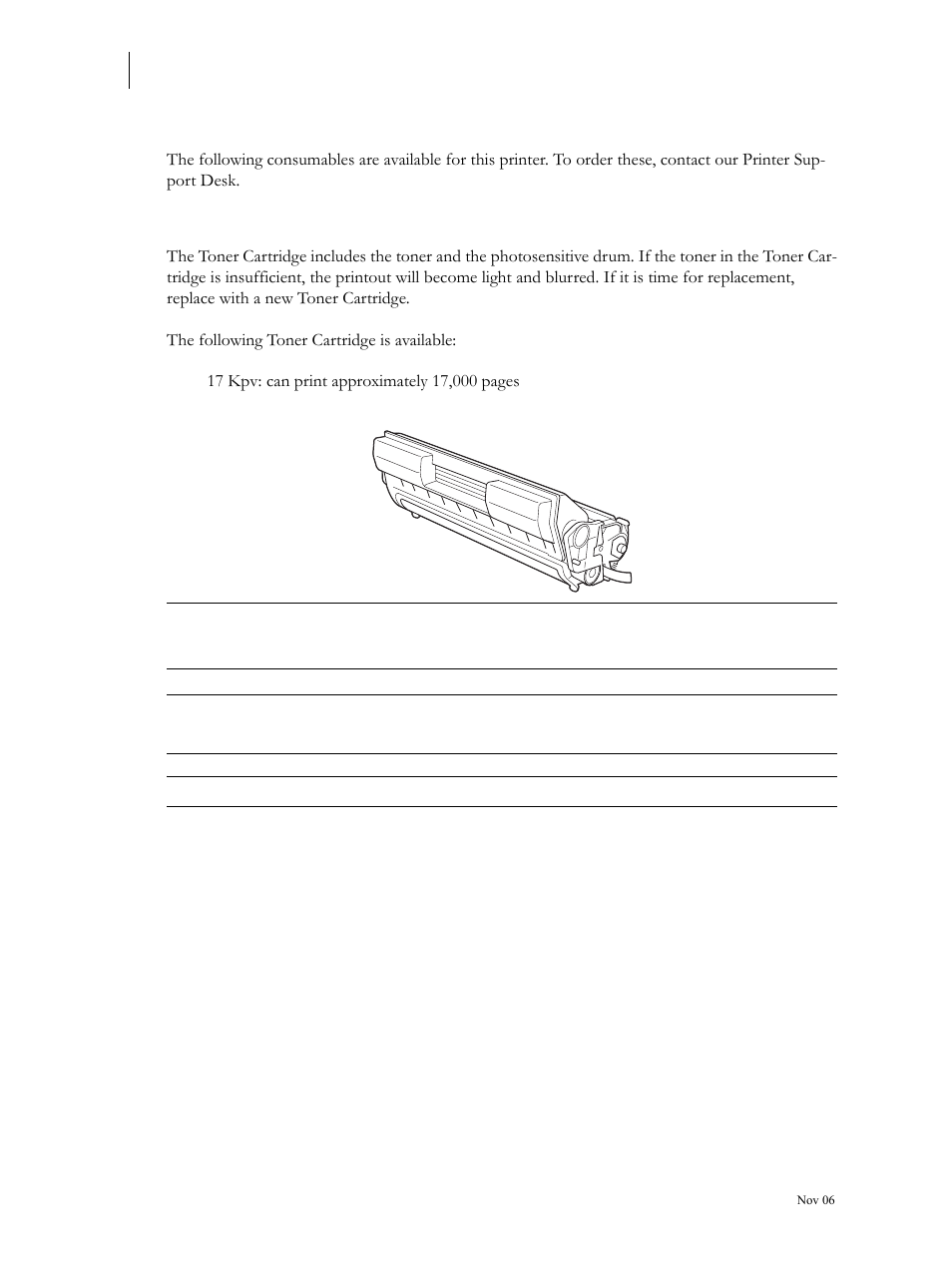 Available consumables, Toner cartridge, Available consumables 5-2 | Toner cartridge 5-2 | Visara 5350 User Manual | Page 96 / 220