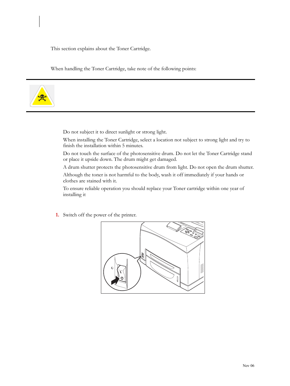 Toner cartridge, Cautions on handling the toner cartridge, Replacing the toner cartridge | Toner cartridge 5-4 | Visara 5350 User Manual | Page 98 / 220