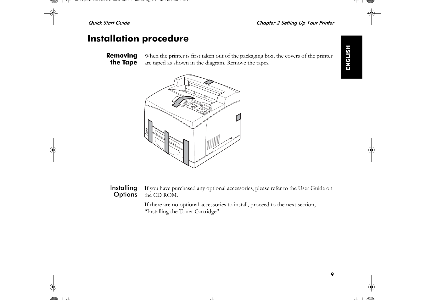 Installation procedure | Visara 5350 Quick Start User Manual | Page 13 / 34