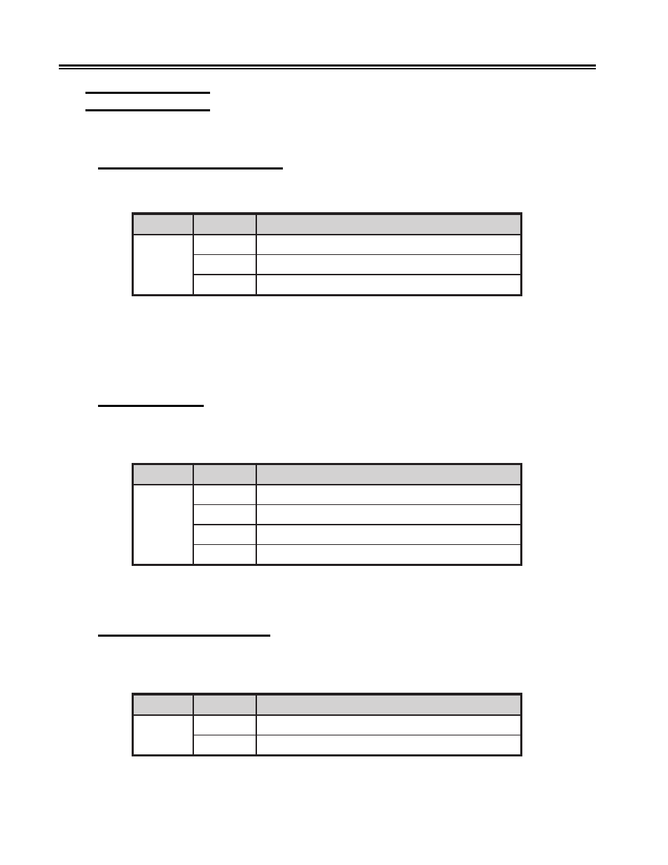 500 communication (ascii), 500 communication, 501 - printer emulation mode | 502 - buffer size, 503 - dc1/dc3 recognition, Buffer size, Dc1/dc3 recognition, Printer emulation mode, Buffer size option (ascii), Dc1/dc3 recognition option (ascii) | Visara 1330-X02 User Manual | Page 100 / 183