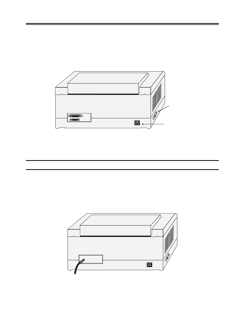 Connecting the coax cable, Figure 2-7. installing the ac power cord, Figure 2-8. connecting the coax cable | Connecting the coax cable -9, Figure 2-7, Installing the ac power cord -9, Figure 2-8 | Visara 1330-X02 User Manual | Page 23 / 183