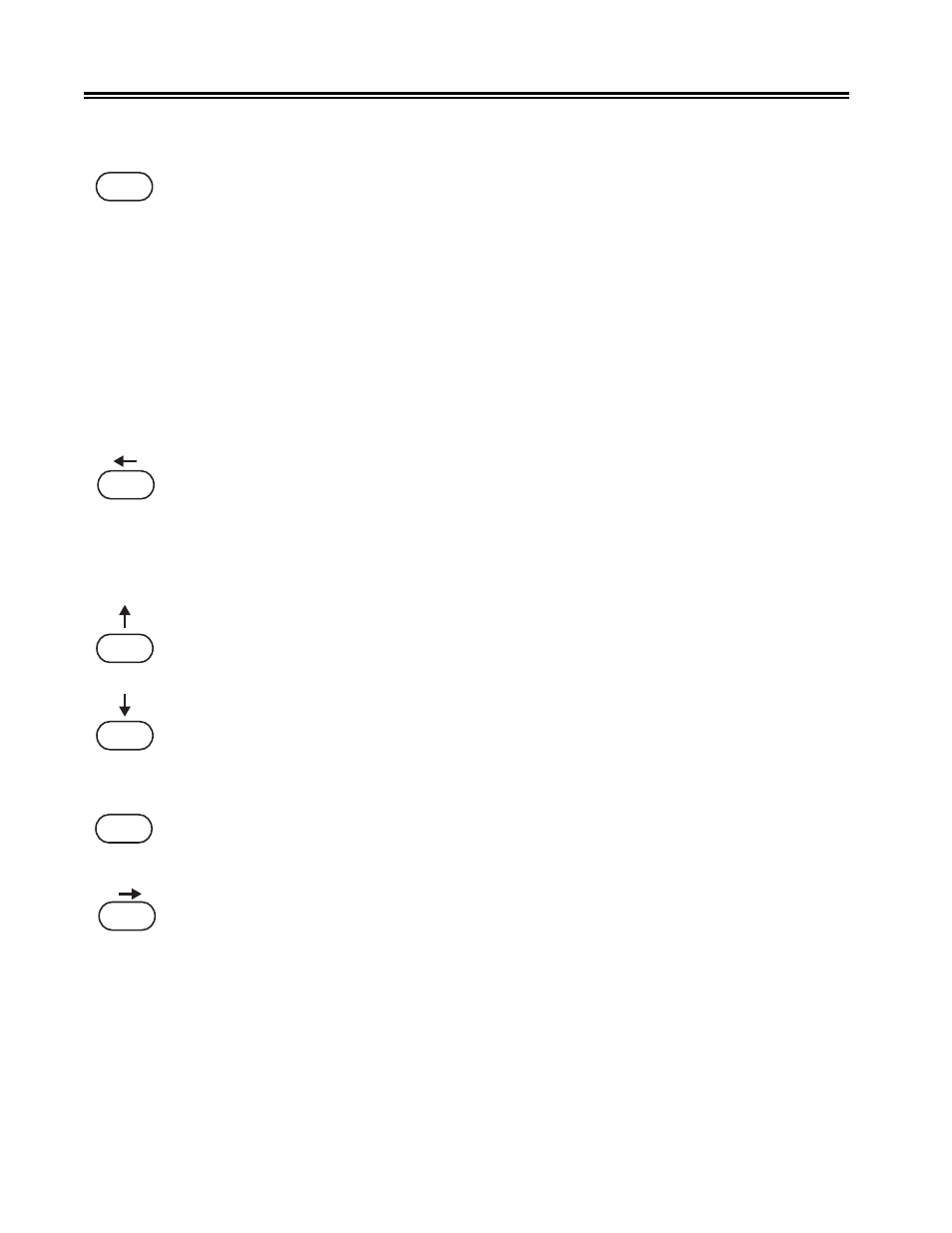 Down arrow key, Form feed key, Line space key | Top of form key, Up arrow key, Operator control panel | Visara 1330-X02 User Manual | Page 43 / 183