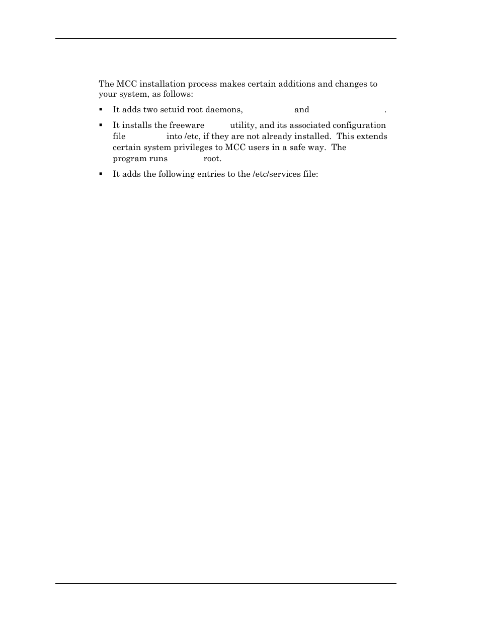 The effects of installing mcc on the system | Visara Master Console Center User Manual | Page 12 / 18