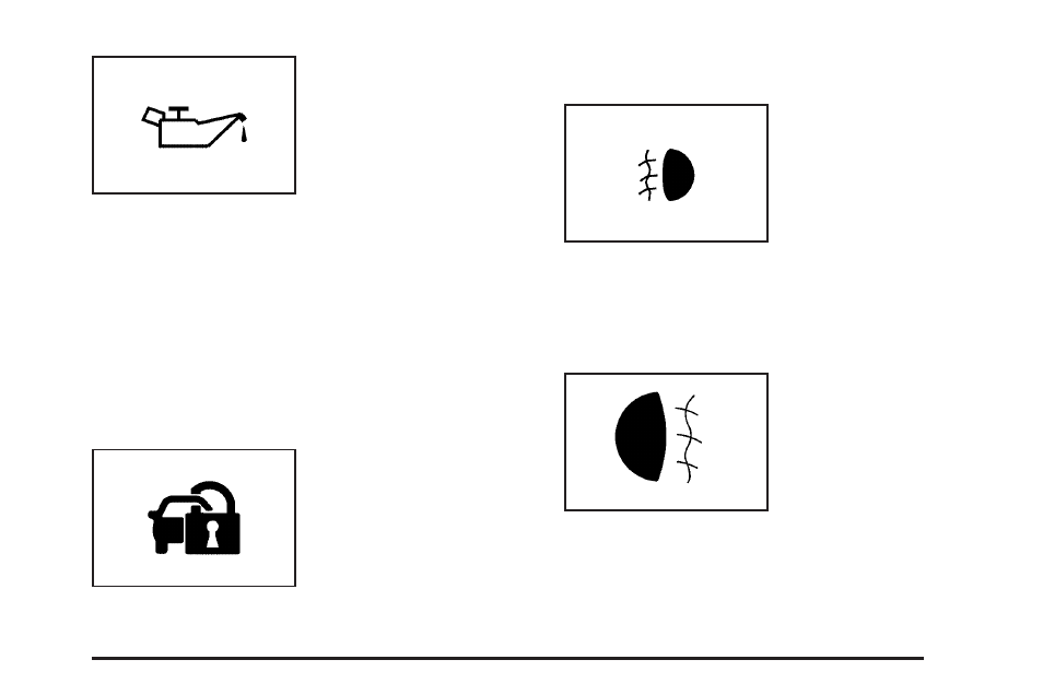 Security light, Fog lamp light, Rear fog lamp light | Cadillac 2006 DTS User Manual | Page 199 / 448