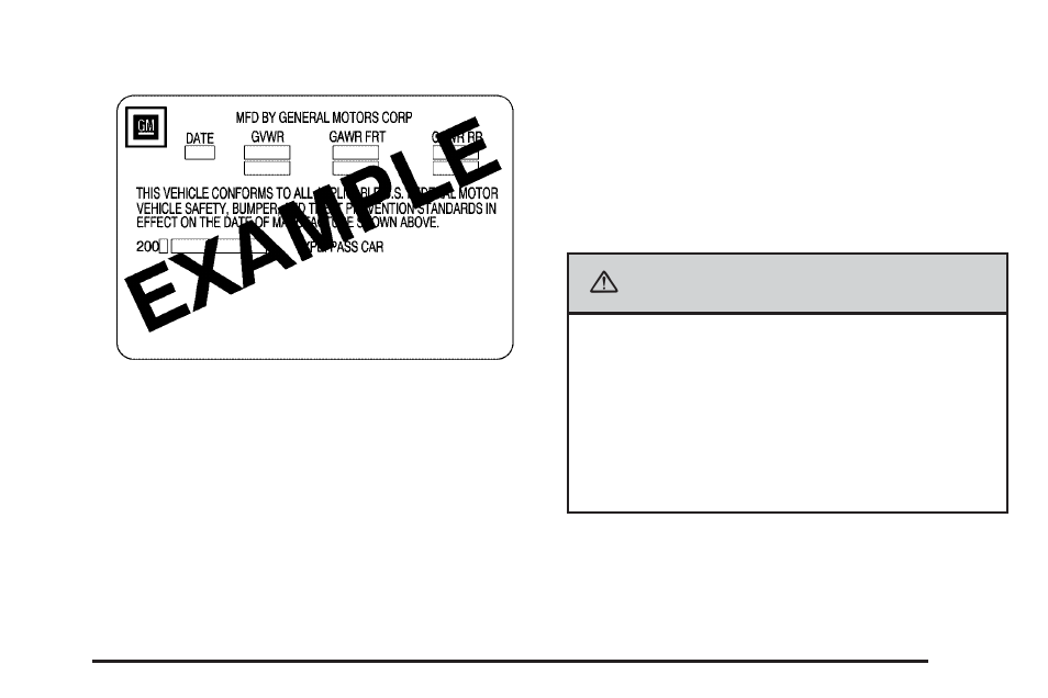 Caution | Cadillac 2006 DTS User Manual | Page 291 / 448