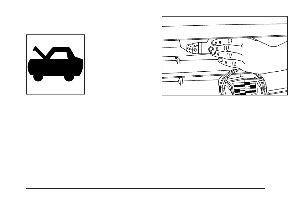 Hood release, Hood release -11 | Cadillac 2006 DTS User Manual | Page 311 / 448