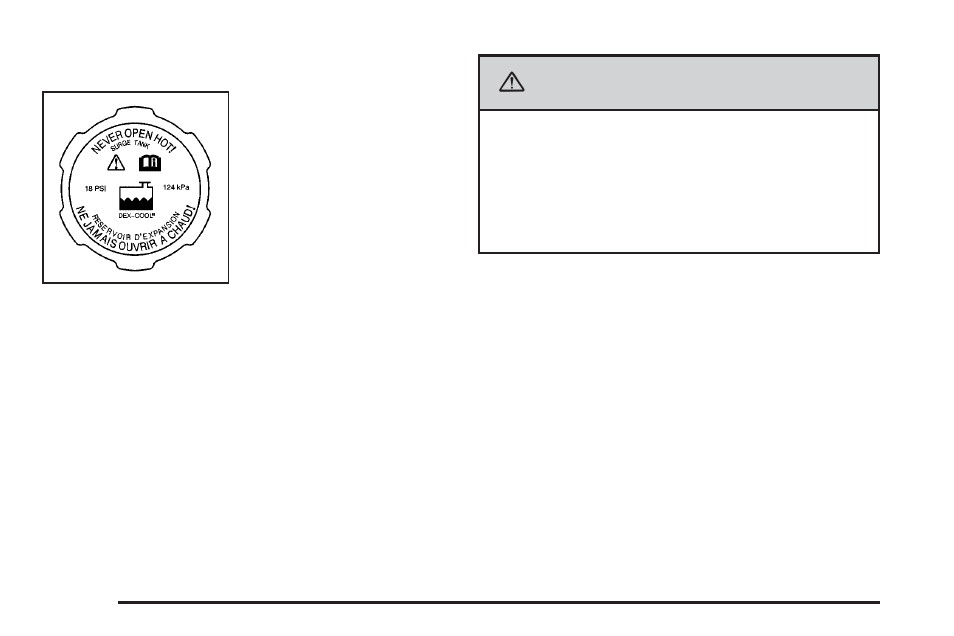 Caution | Cadillac 2006 DTS User Manual | Page 324 / 448