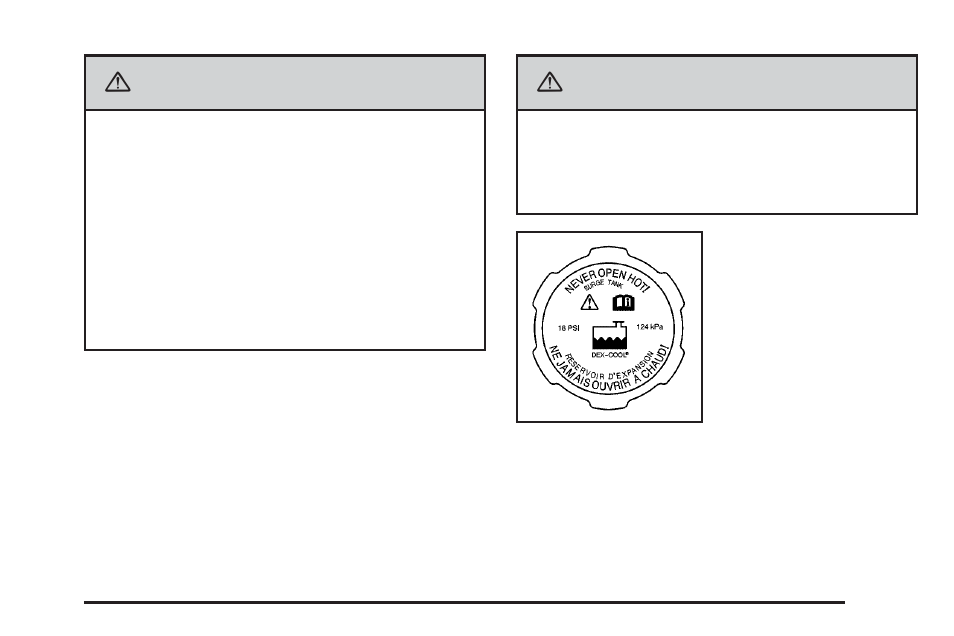 Caution | Cadillac 2006 DTS User Manual | Page 331 / 448