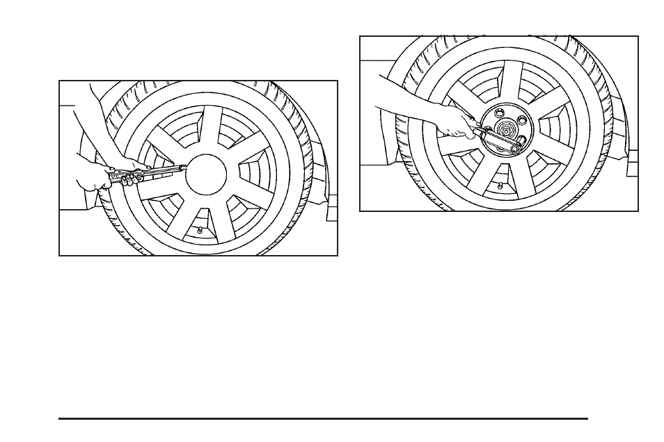 Removing the flat tire and installing the, Spare tire -75 | Cadillac 2006 DTS User Manual | Page 375 / 448