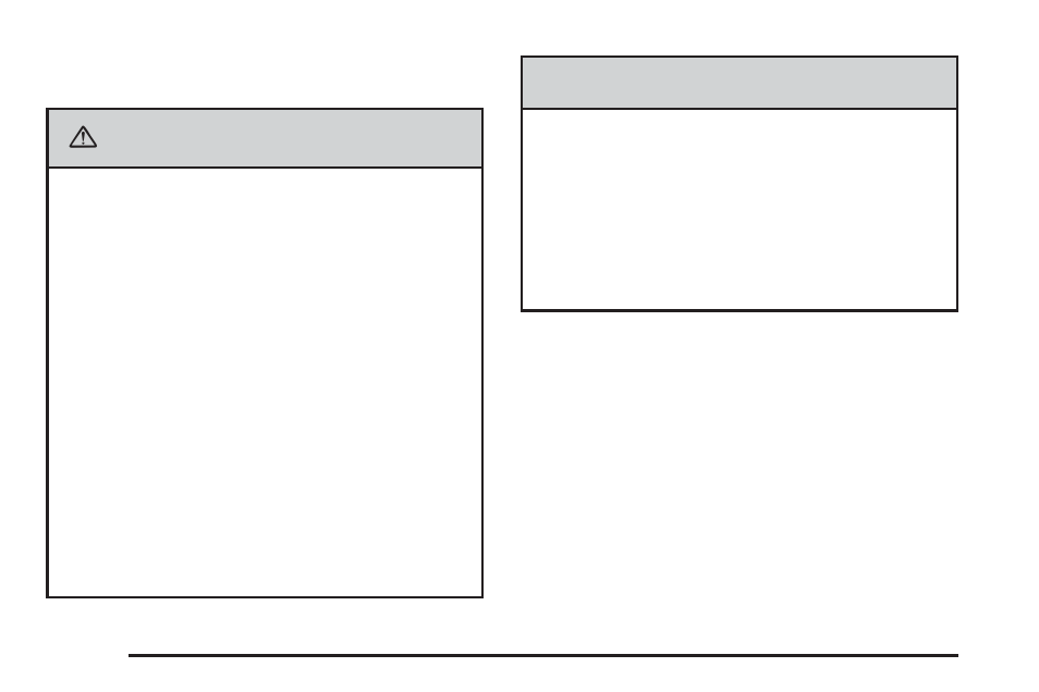 Caution | Cadillac 2006 DTS User Manual | Page 62 / 448