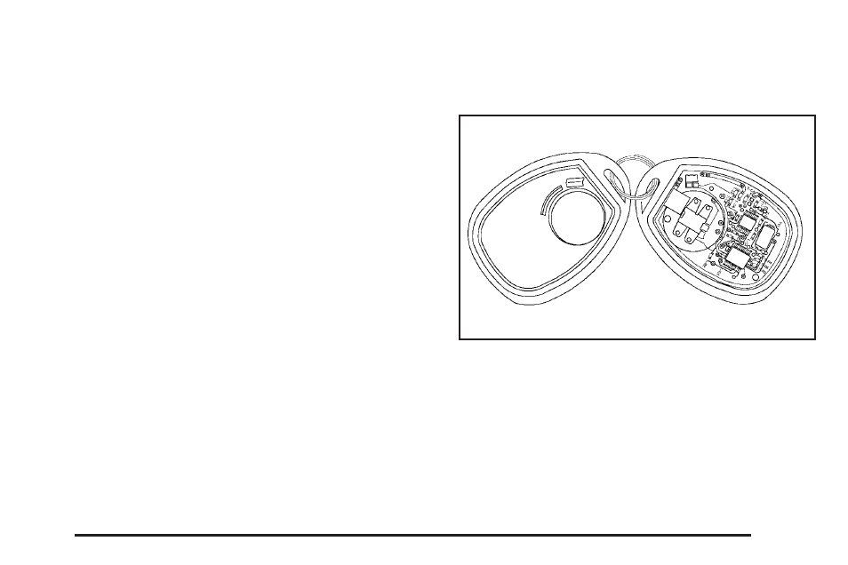 Matching transmitter(s) to your vehicle, Battery replacement | Cadillac 2006 DTS User Manual | Page 85 / 448