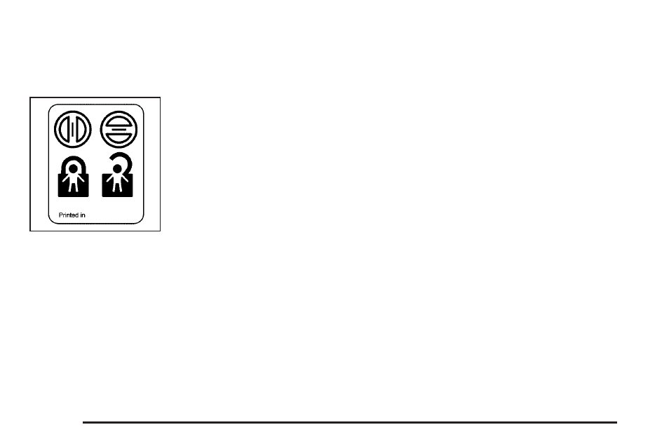 Rear door security locks, Lockout protection | Cadillac 2006 DTS User Manual | Page 90 / 448