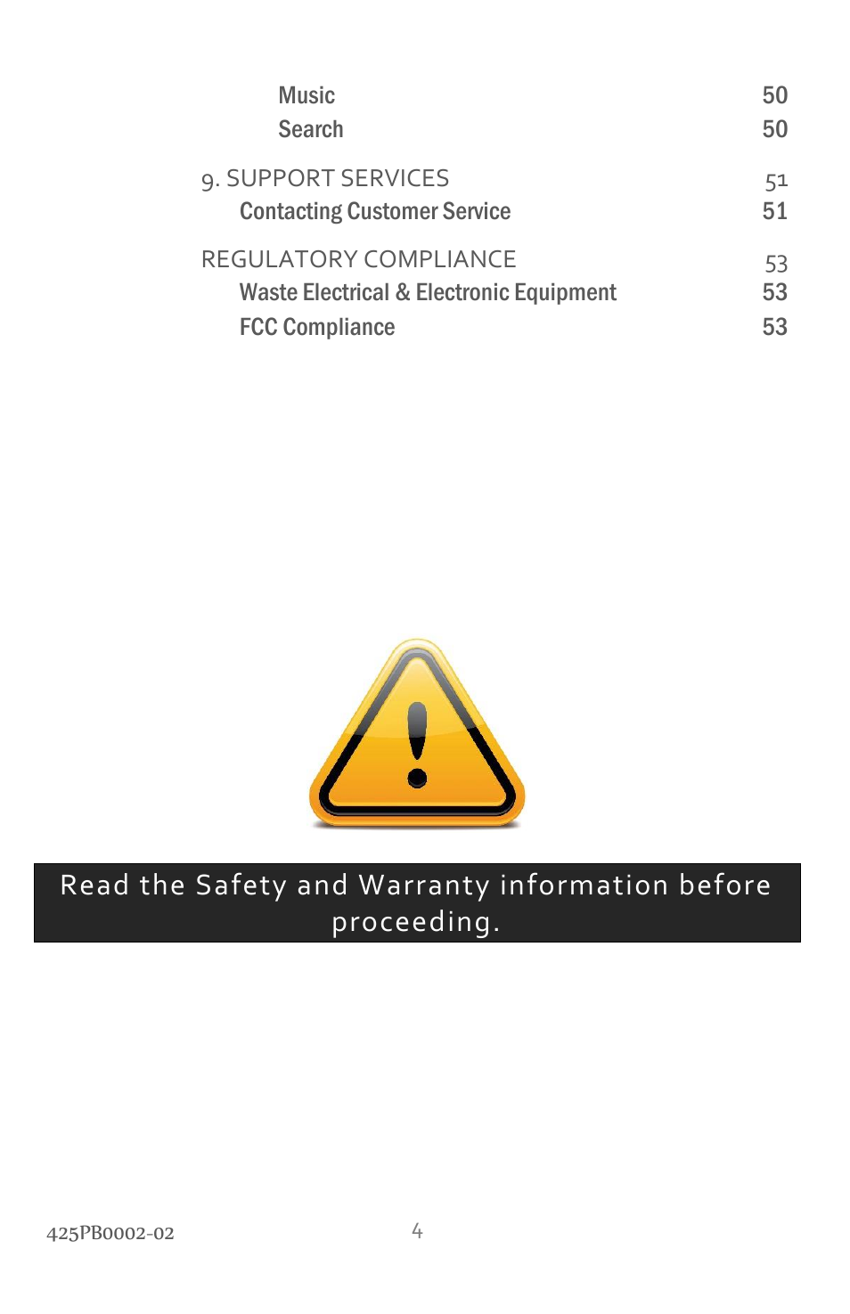 Vuzix M100 Product Guide User Manual | Page 4 / 56