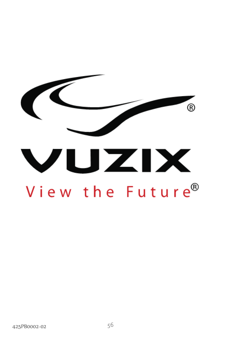 Vuzix M100 Product Guide User Manual | Page 56 / 56