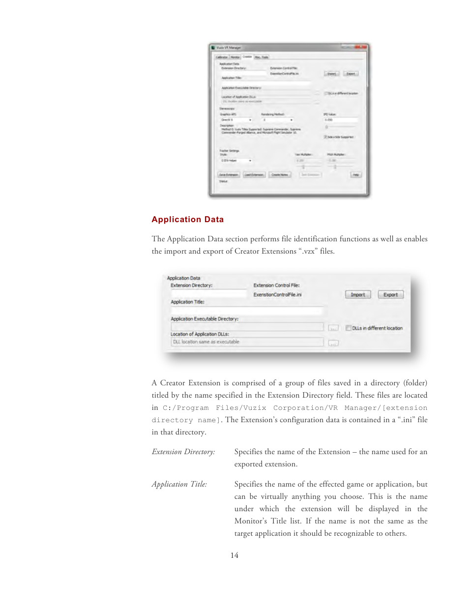 Vuzix VR Manager 4.x User Manual | Page 14 / 23