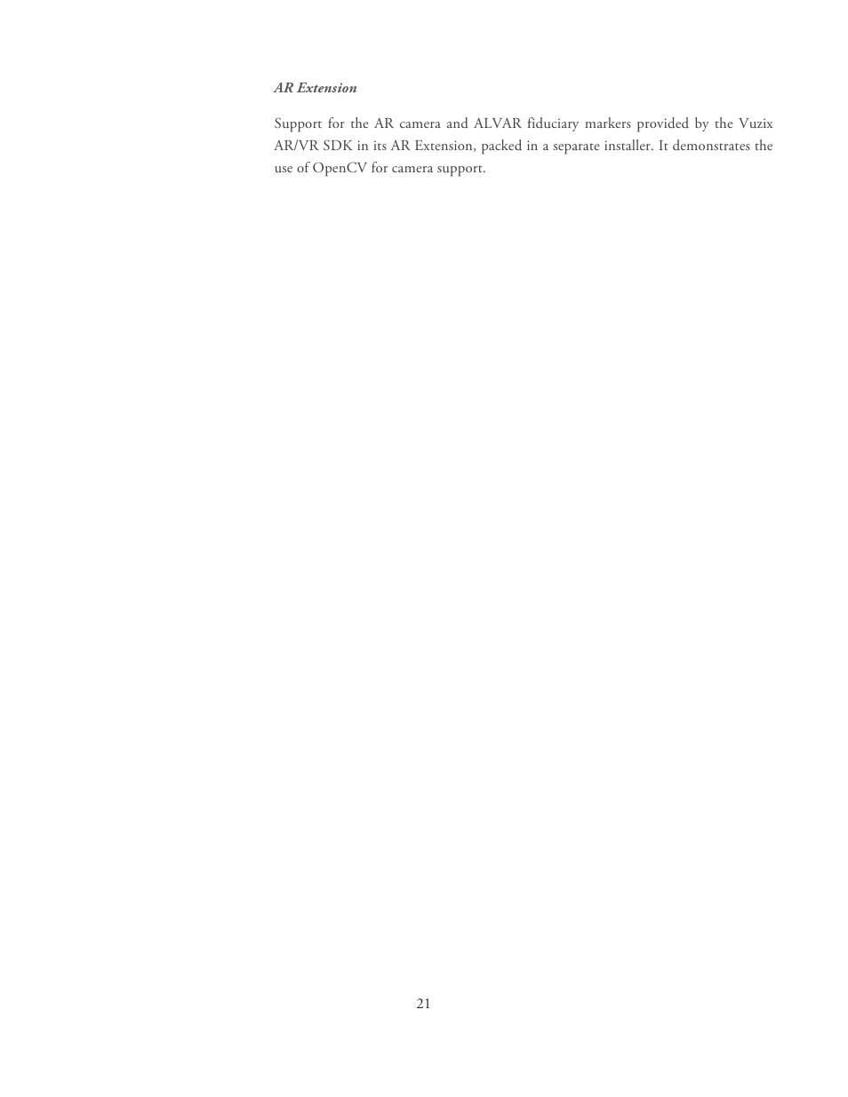 Vuzix VR Manager 4.x User Manual | Page 21 / 23