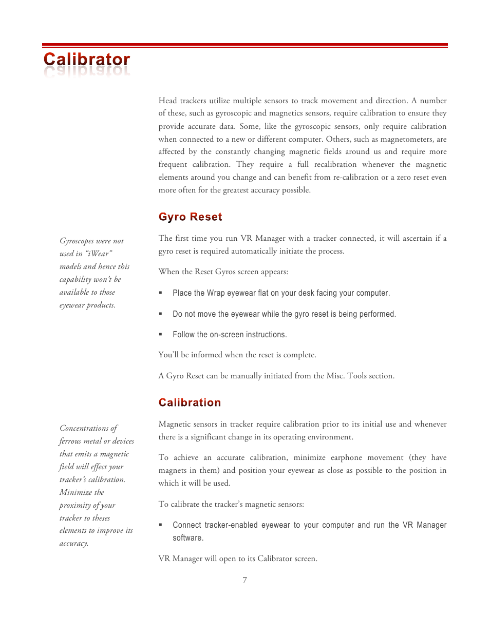 Vuzix VR Manager 4.x User Manual | Page 7 / 23