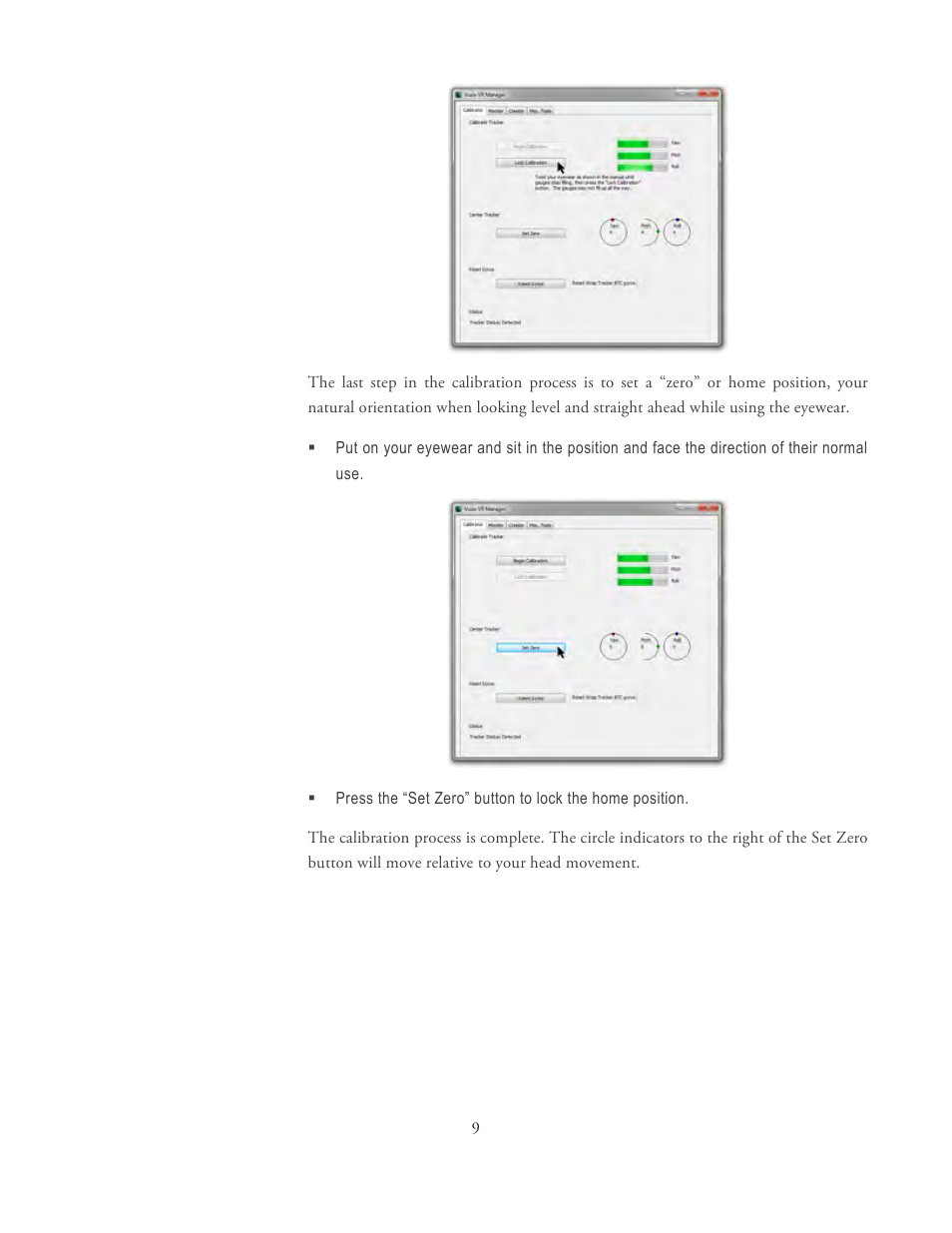 Vuzix VR Manager 4.x User Manual | Page 9 / 23