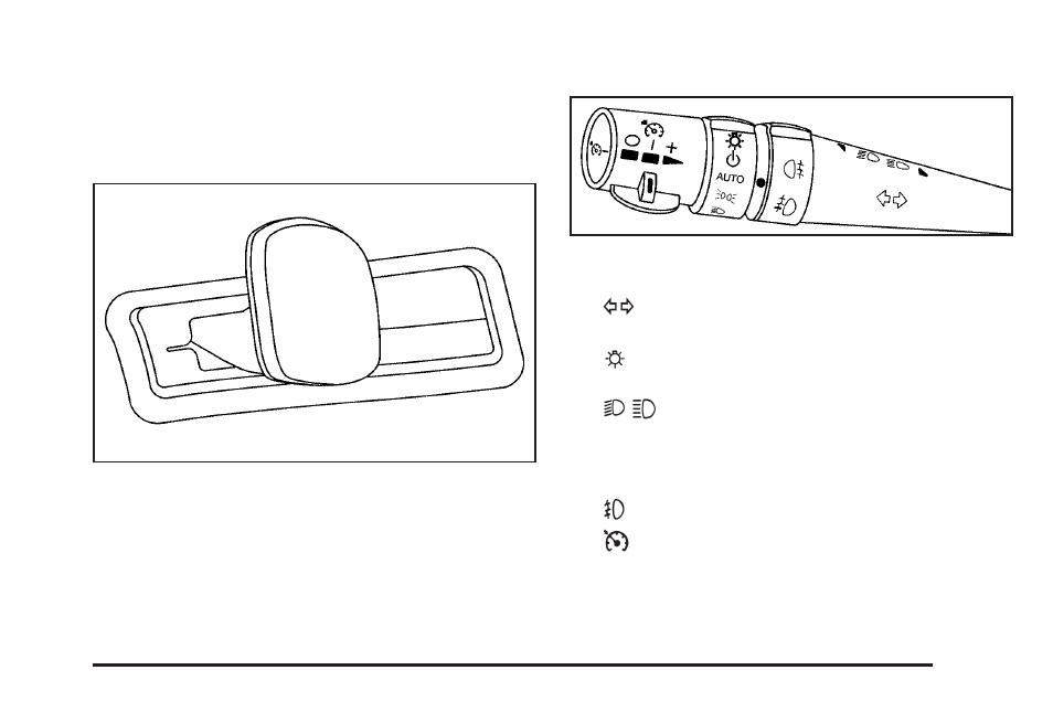 Tilt wheel, Turn signal/multifunction lever, Tilt wheel -7 turn signal/multifunction lever -7 | Turn, Signal/multifunction lever | Cadillac 2006 SRX User Manual | Page 131 / 452