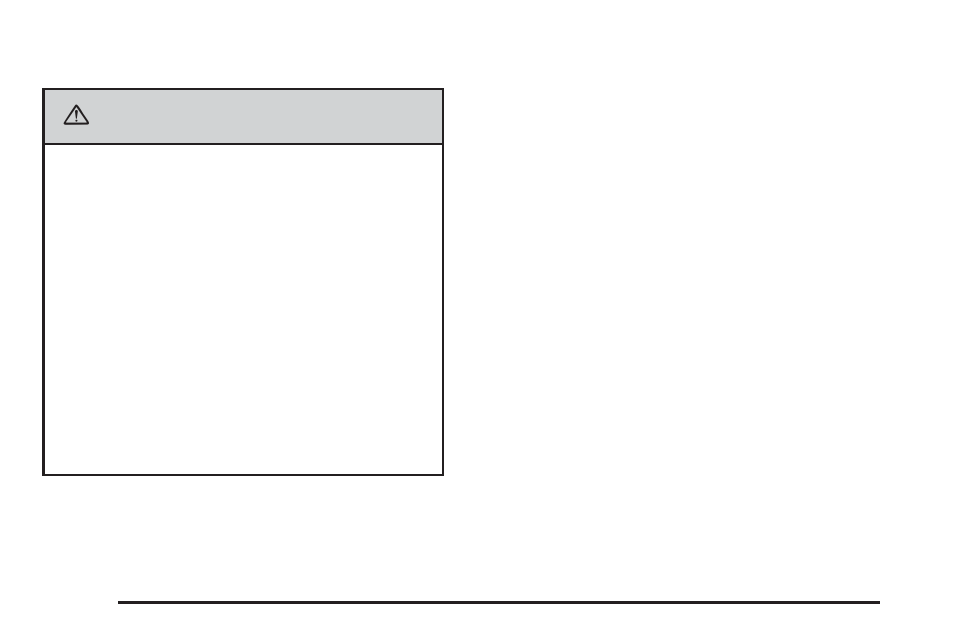 Caution | Cadillac 2006 SRX User Manual | Page 328 / 452
