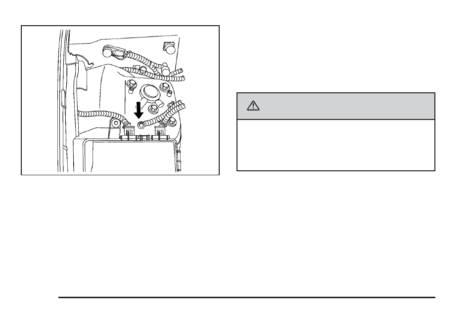 Caution | Cadillac 2006 SRX User Manual | Page 342 / 452