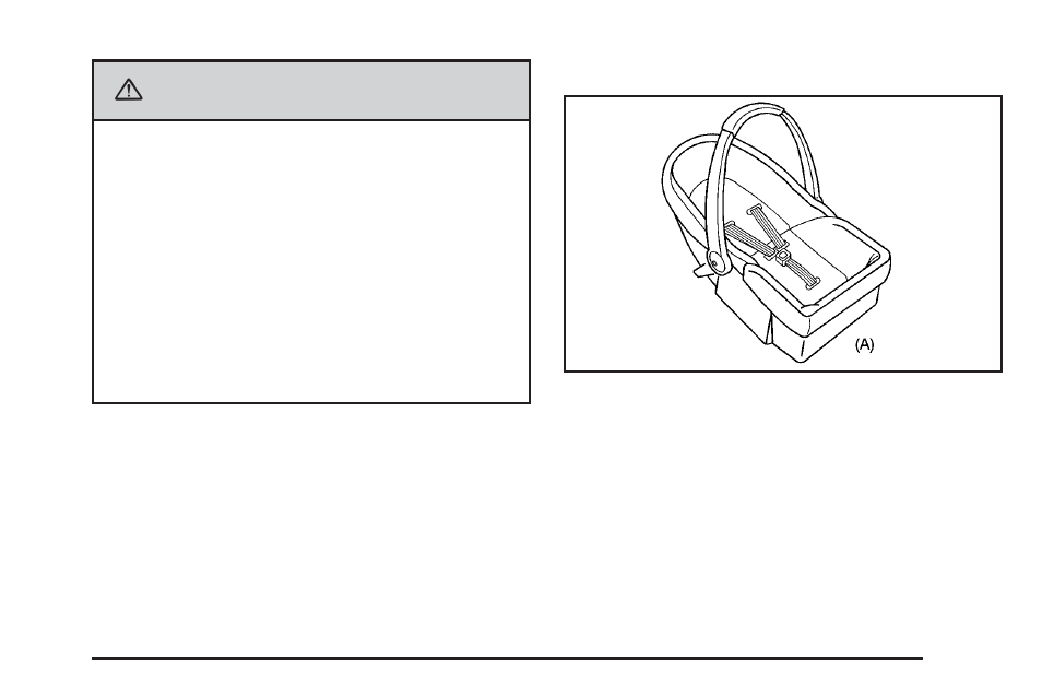 Child restraint systems, Child restraint systems -35, Caution | Cadillac 2006 SRX User Manual | Page 41 / 452