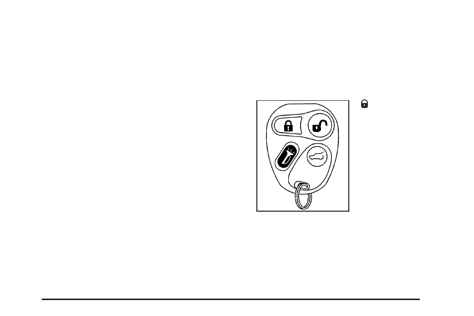 Remote keyless entry system operation, Remote keyless entry system operation -5 | Cadillac 2006 SRX User Manual | Page 75 / 452