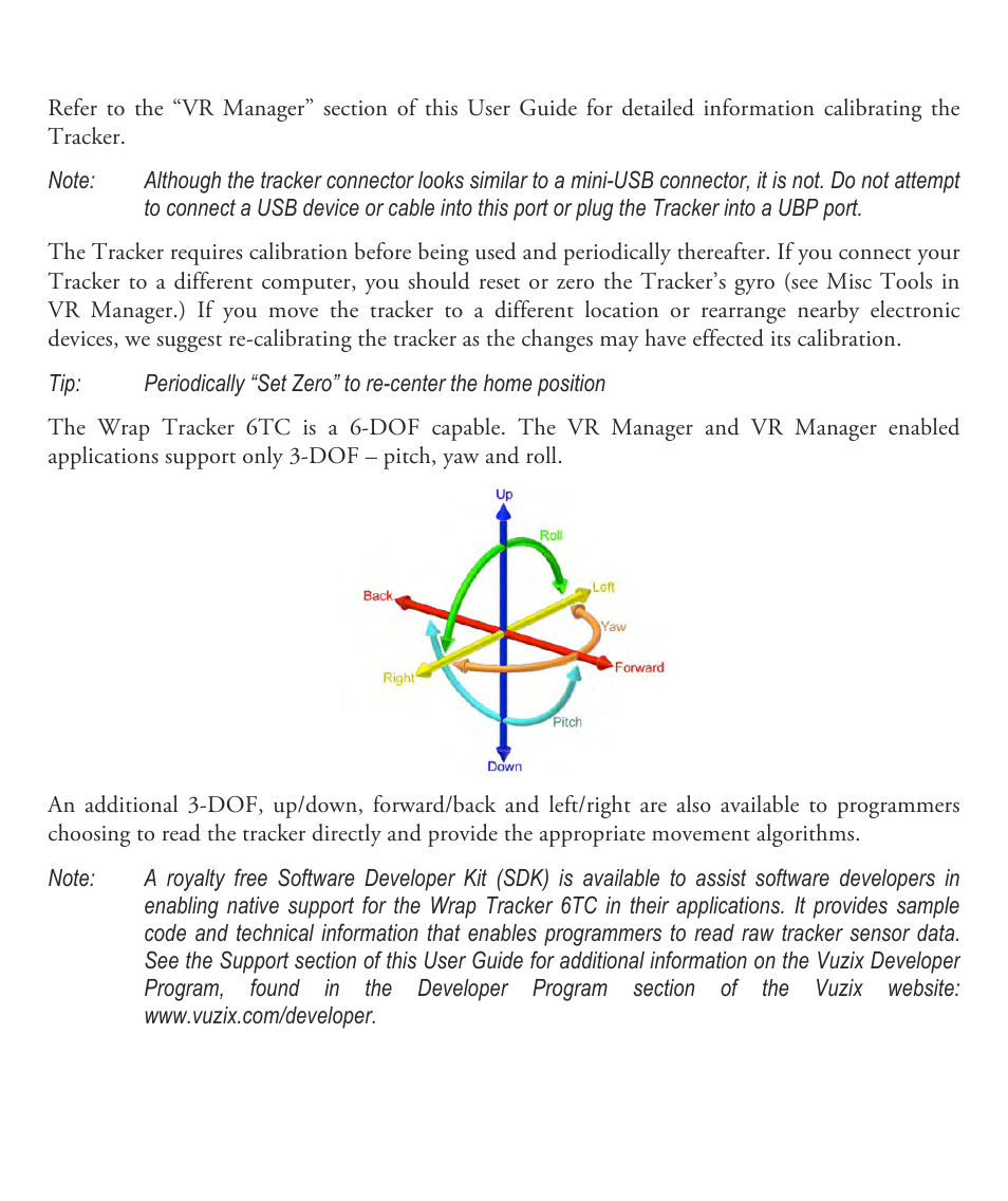 Vuzix Wrap 1200VR User Guide User Manual | Page 19 / 39